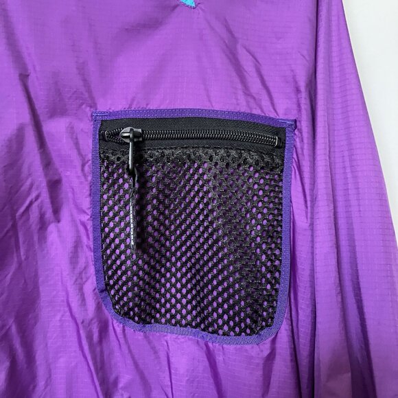 Vintage Patagonia Paddling Jacket Kayak Waterproof Nylon Purple Blue 90s 80s - Picture 2 of 10